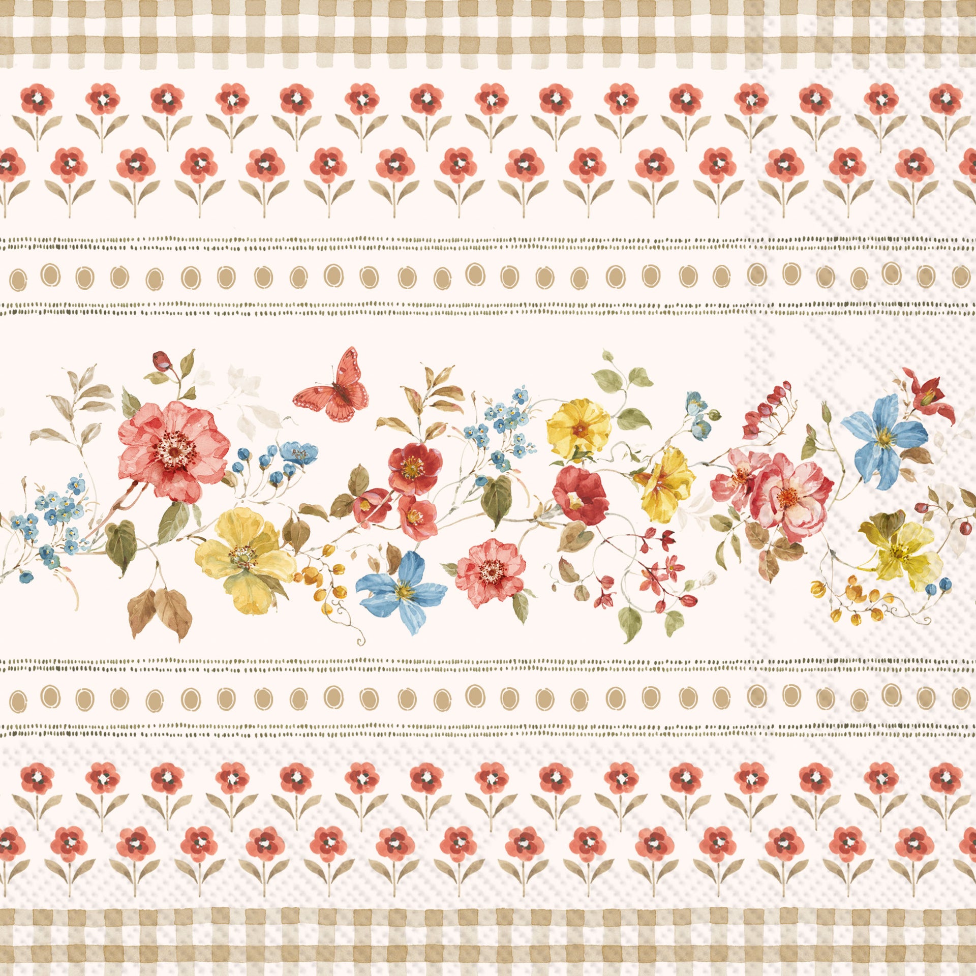Countryside Cream Lunch Napkin