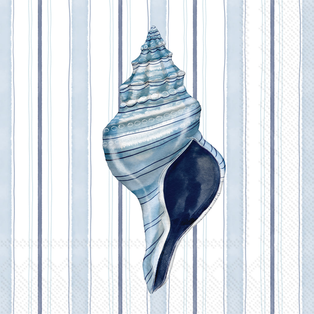 Ocean Tide Shells Cocktail Napkin