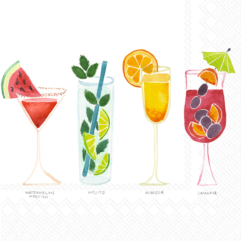 Summer Cocktails Cocktail Napkin
