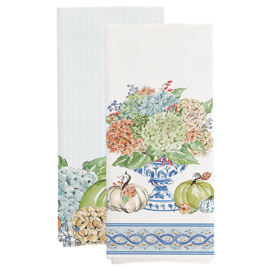 Fall Hydrangea Tea Towel (Set of 2)