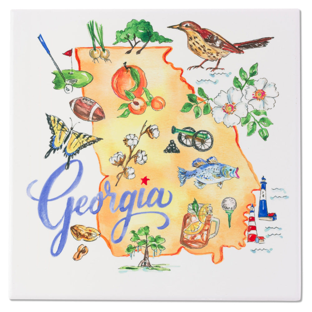 Georgia State Trivet