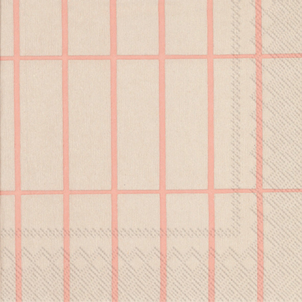 Tiiliskivi Lunch Napkin Linen Rose