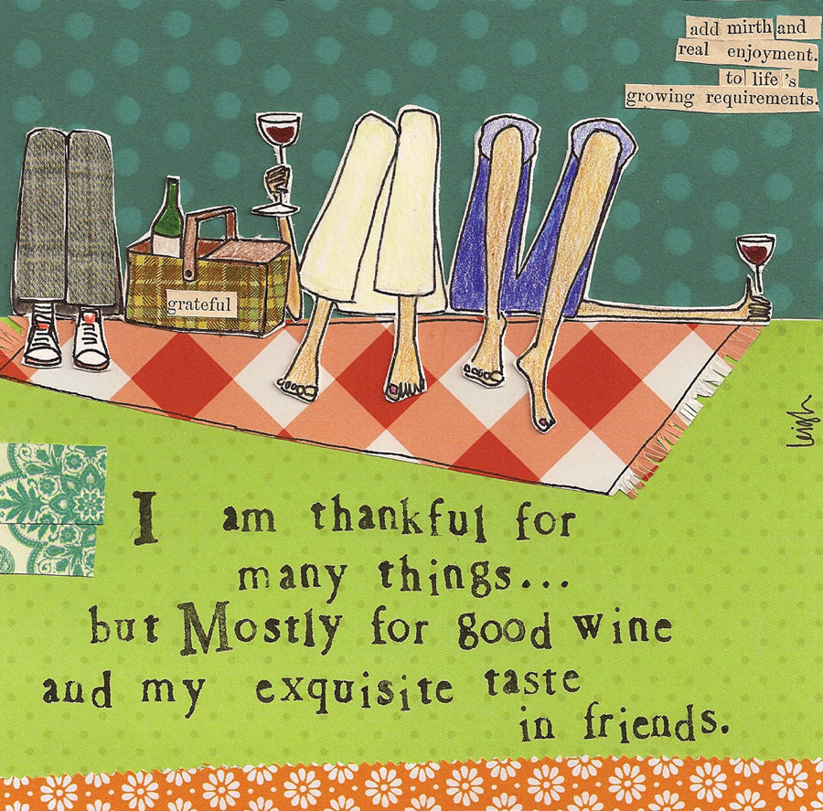 Thankful For Cocktail Napkin