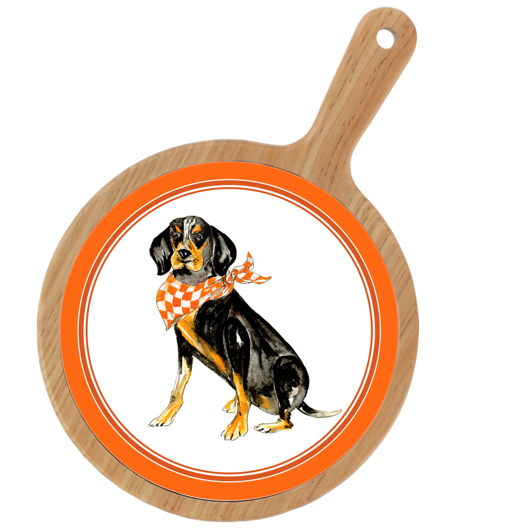 Orange Coonhound Cheeseboard