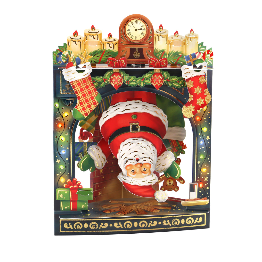 Father Christmas Swing Card