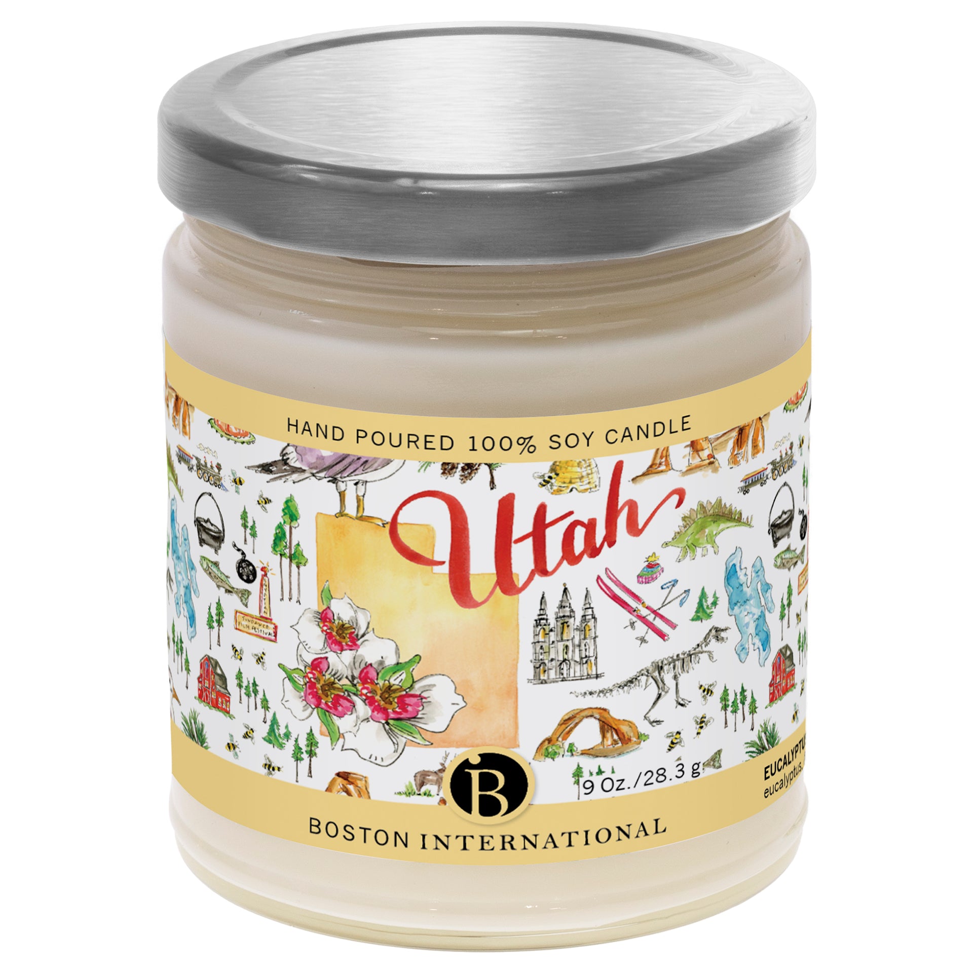 Utah State Candle