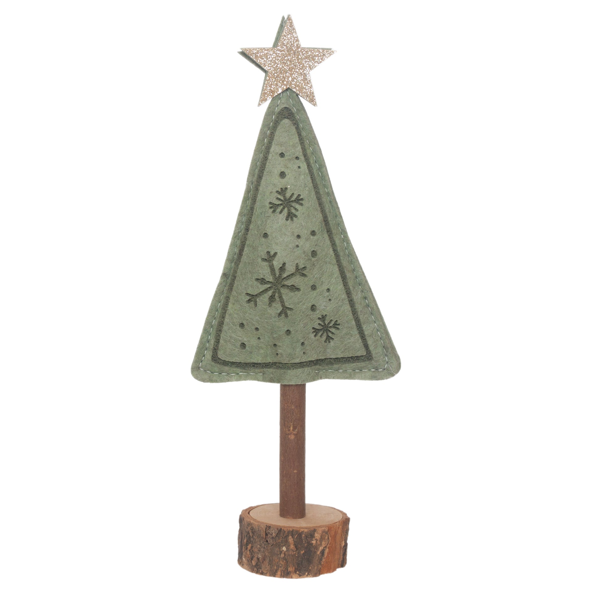 Felted Trees On Stand (Set of 2)