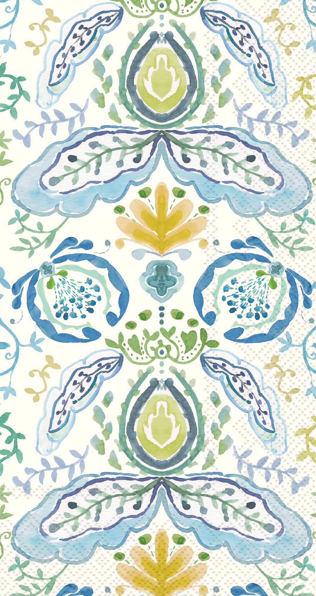Azure &amp; Ivy Gold Guest Towel