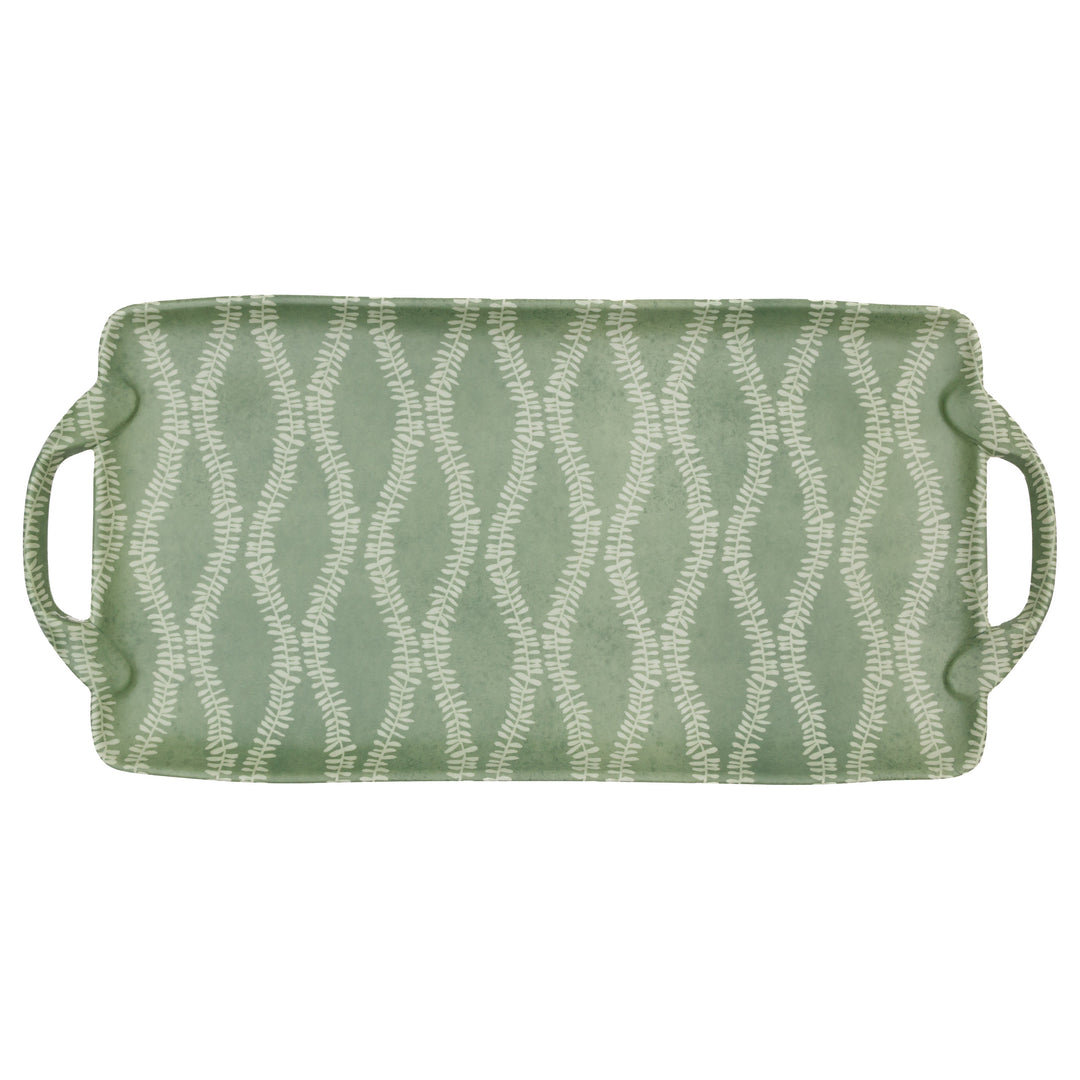 Leaf and Stem Garland Large Melamine Tray