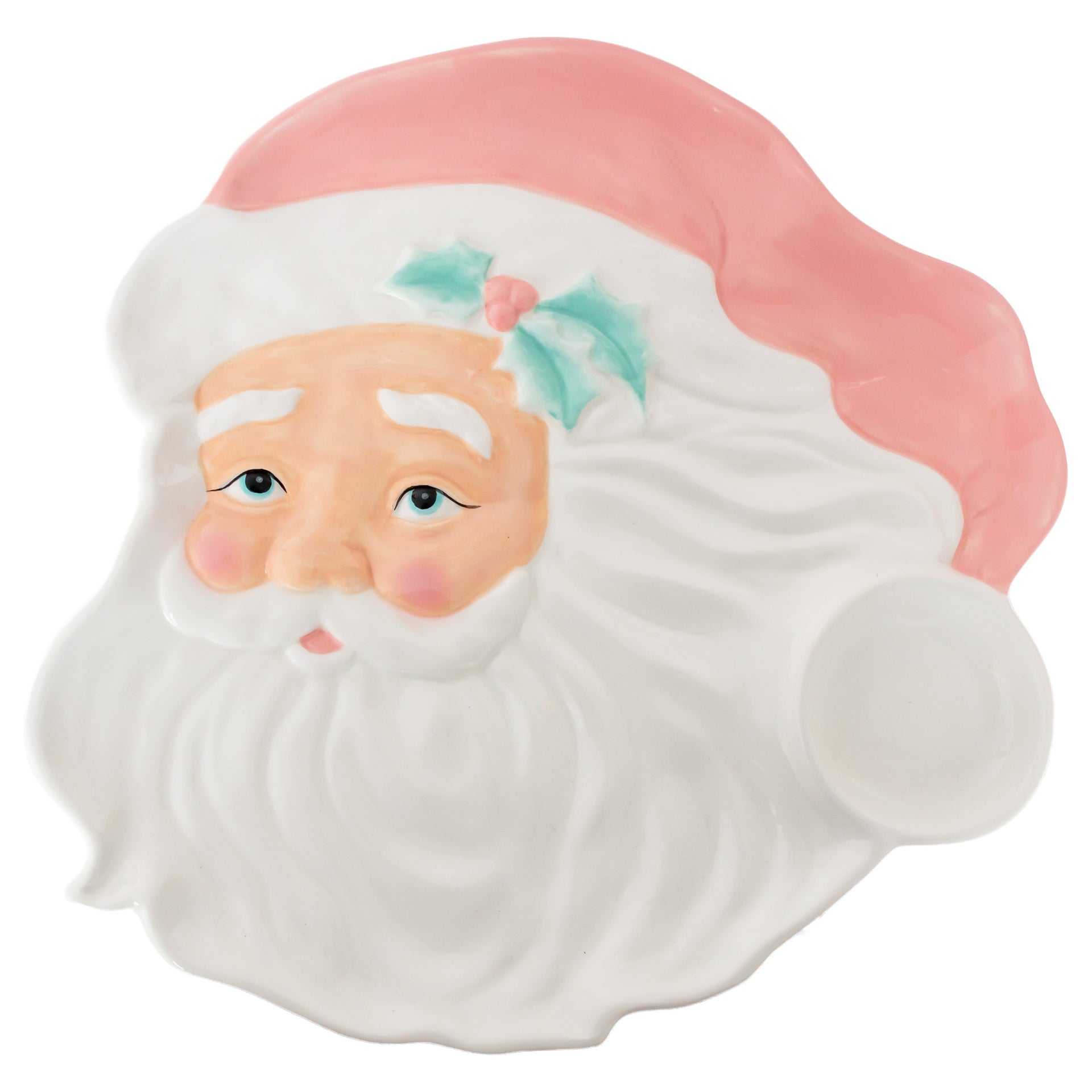 Pink Santa Platter