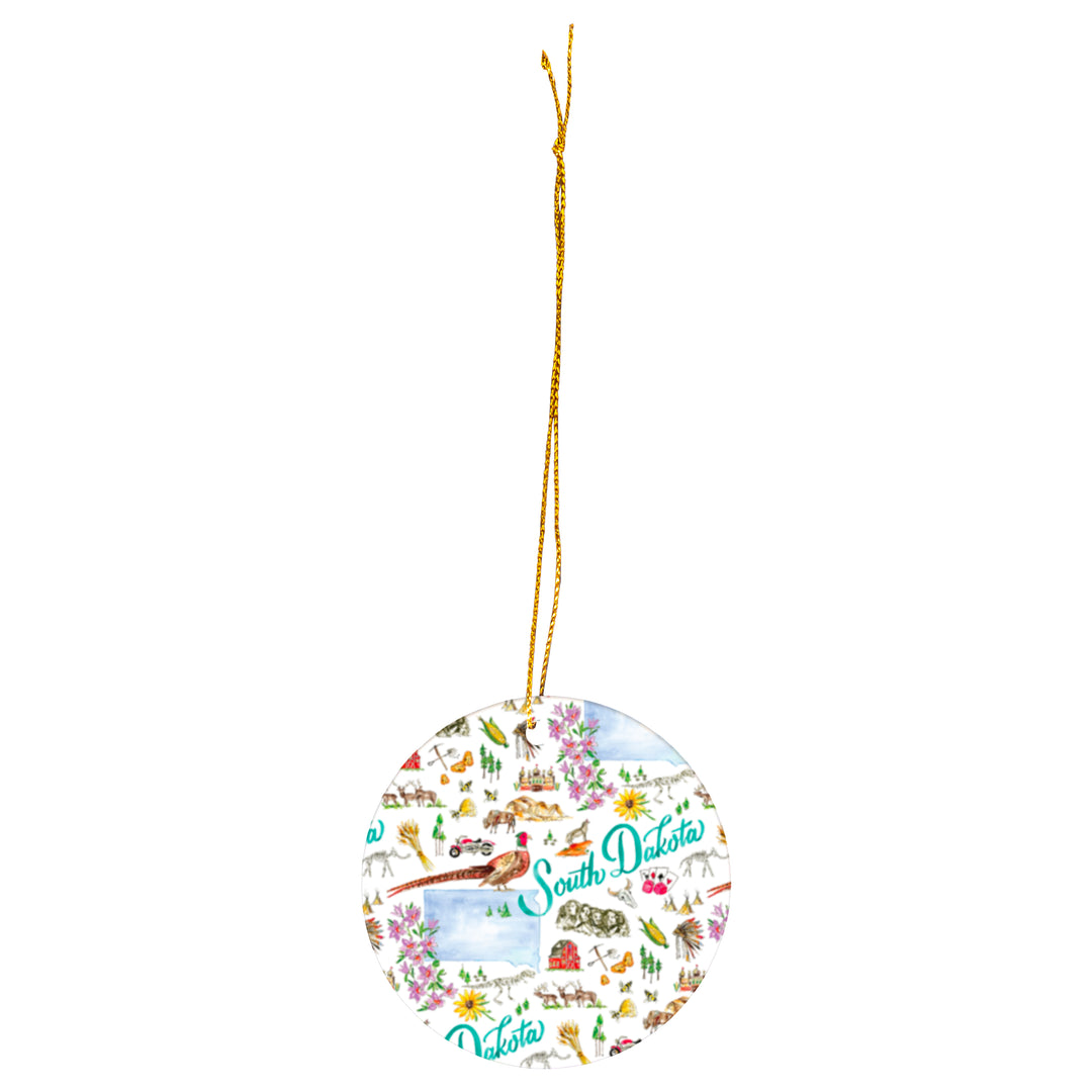 South Dakota State Ornament