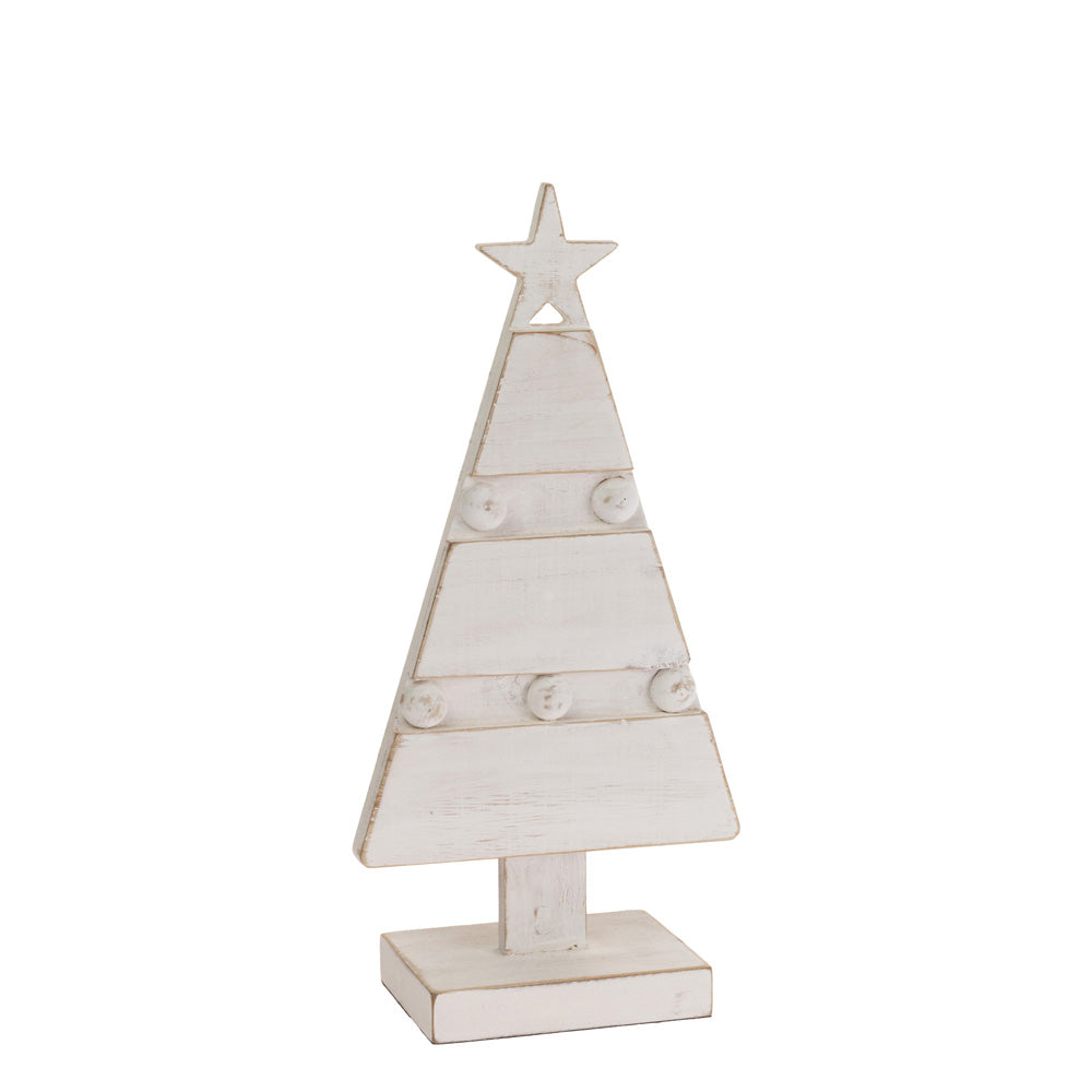 Small White Beaded Tree