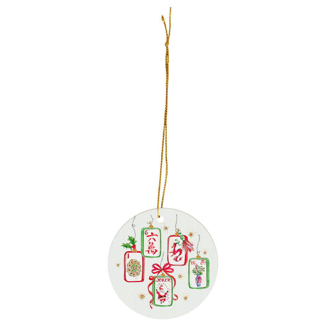 Merry Mahjong Red Ornament
