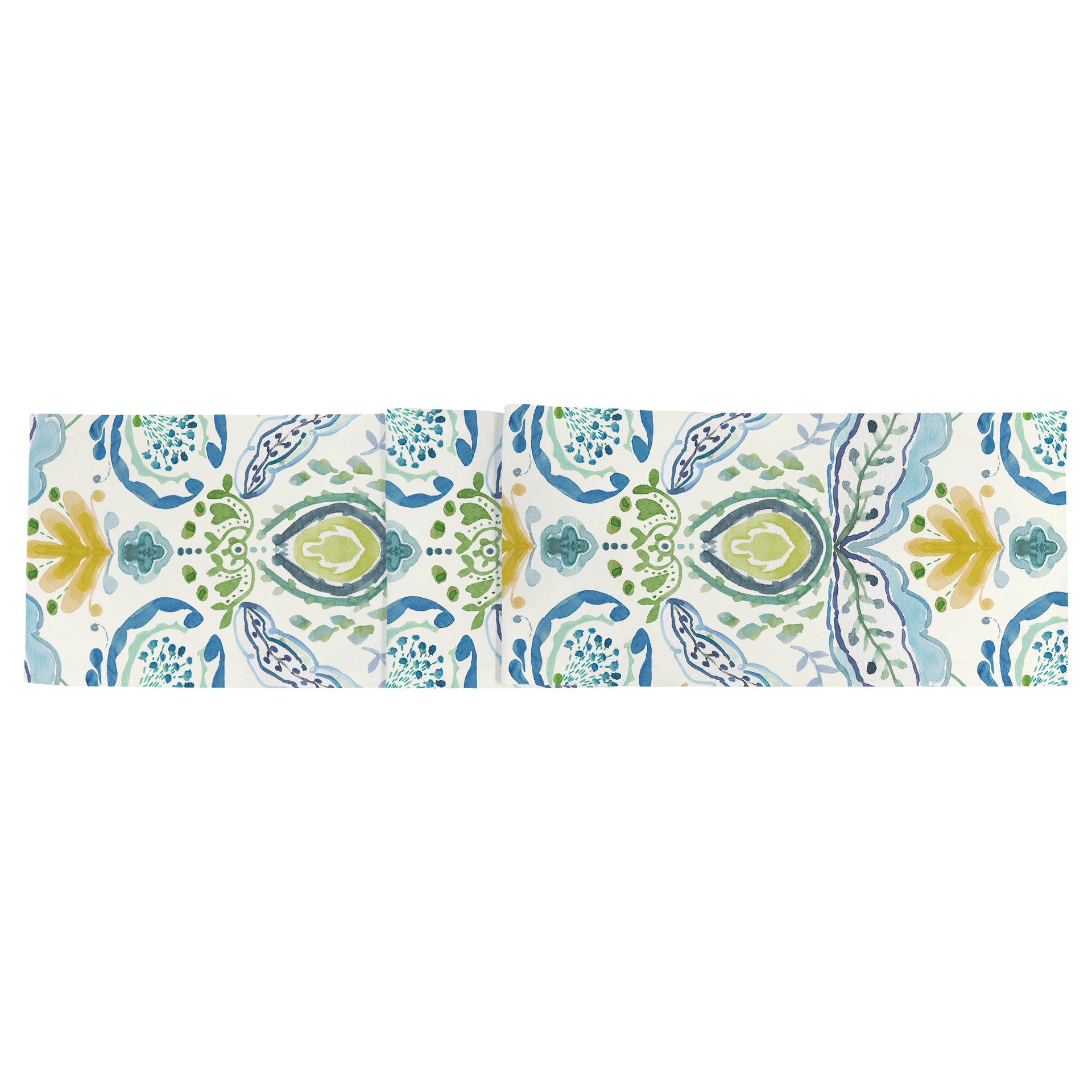 Azure & Ivy Gold Table Runner