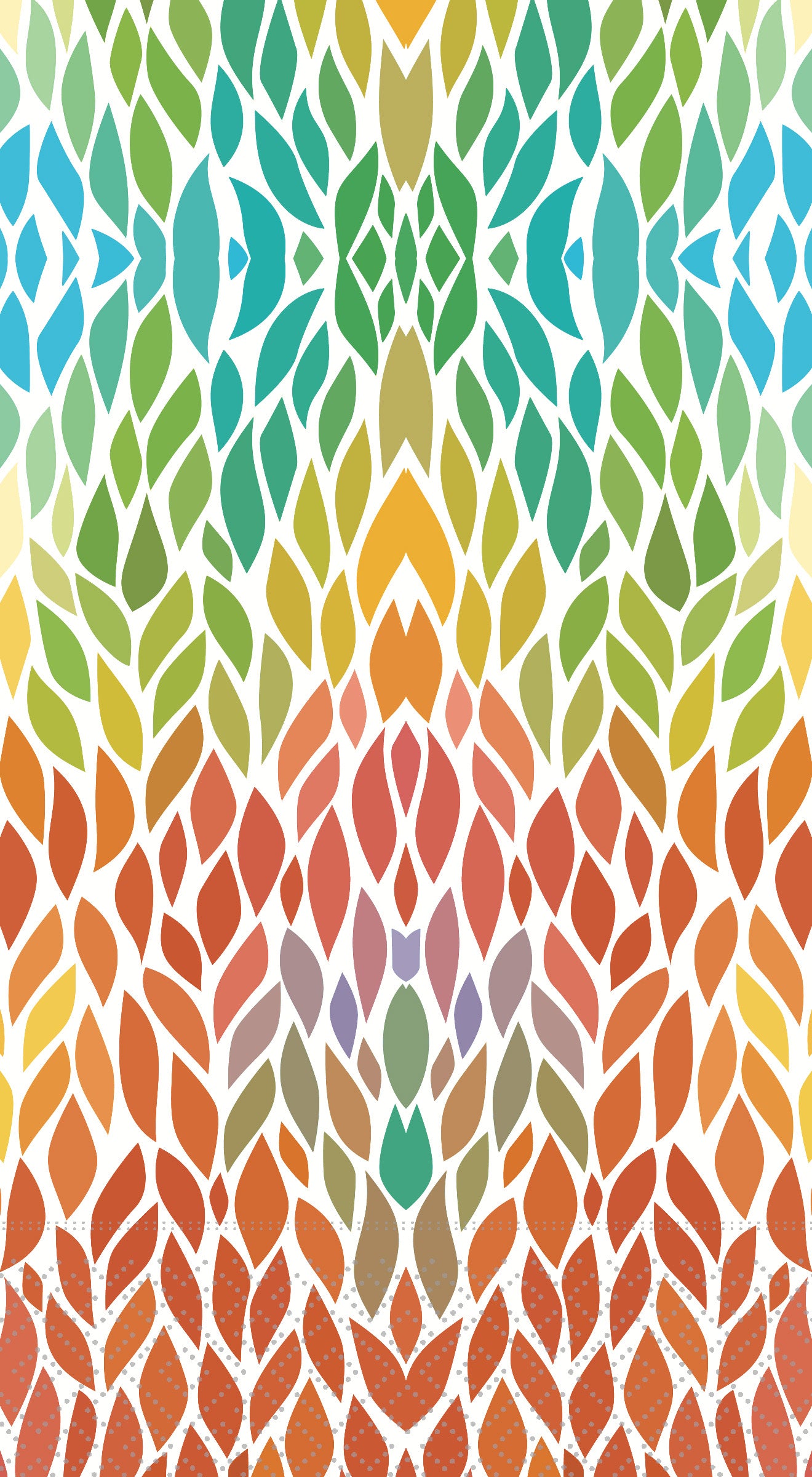 Leaves Mosaic Guest Towel