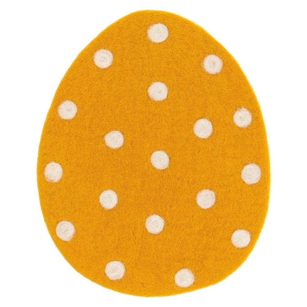 YELLOW DOTTED EGG TRIVET