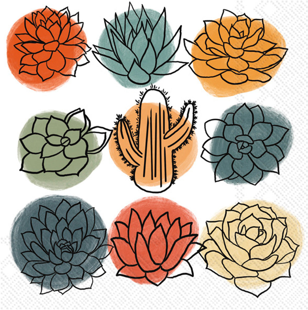 Southwest Dots Cocktail Napkin