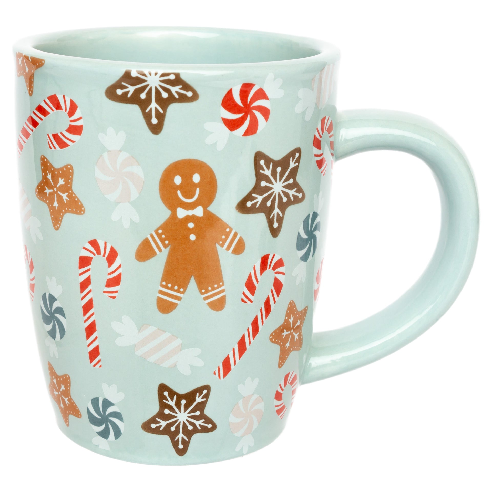 Dancing Deer Gingerbread Mug
