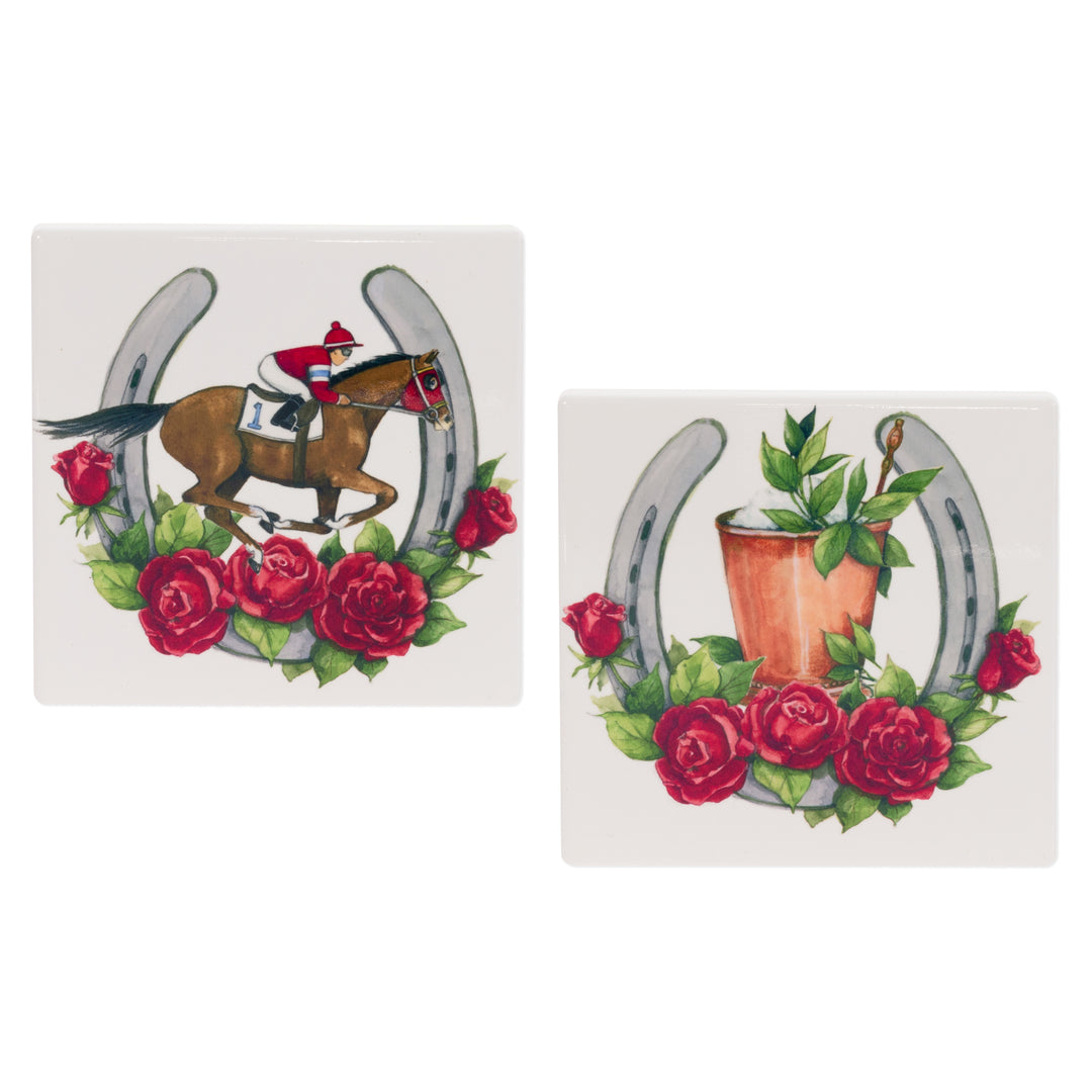 Derby Jockey &amp; Julep Coasters