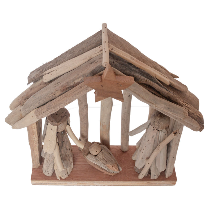Driftwood Nativity Scene