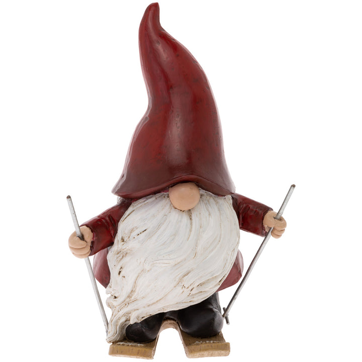 Skiing Santa Gnomes (Set of 2)