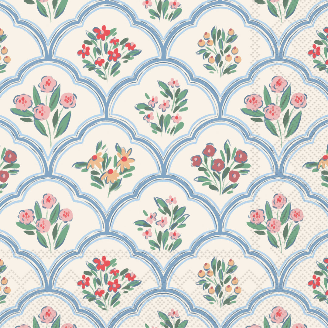 Joyful Lattice Cocktail Napkin