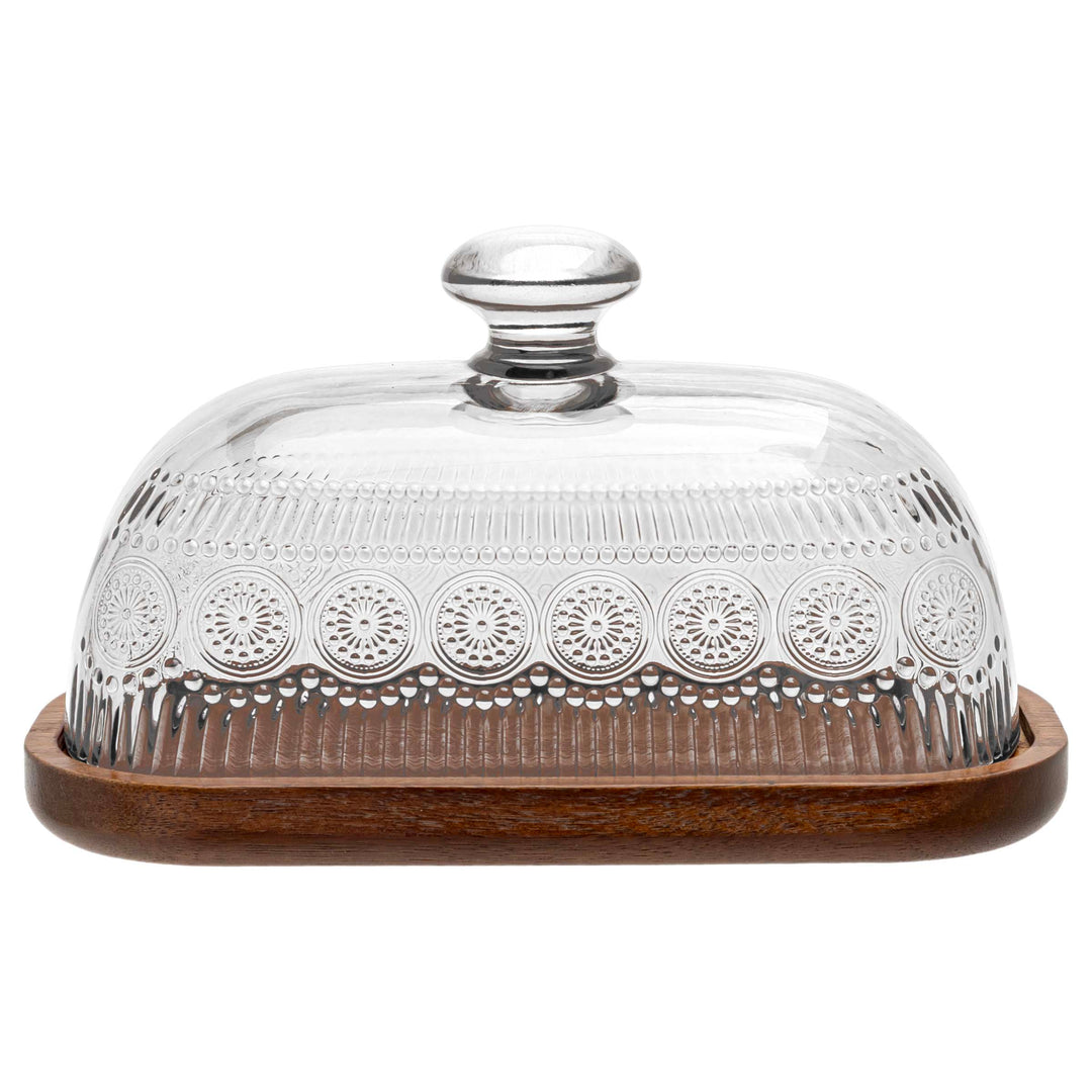 Clear Codi Glass Butter Dish