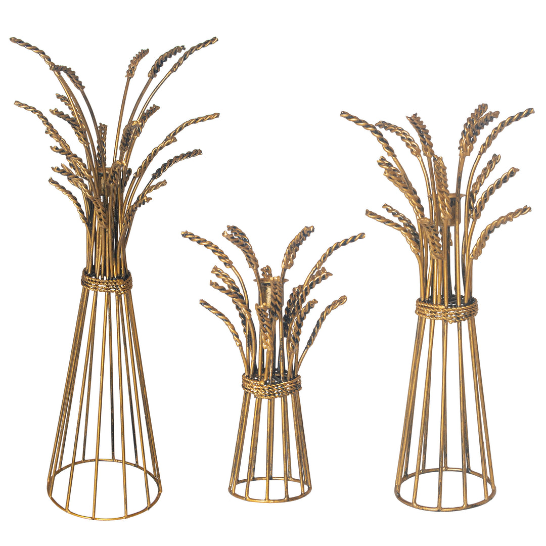 Wheat Taper Holder (Set of 3)