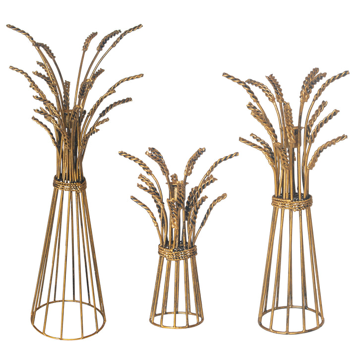 Wheat Taper Holder (Set of 3)