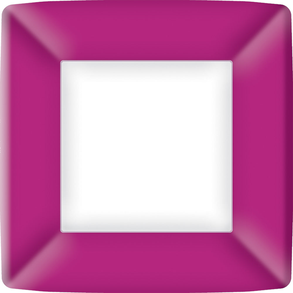 10 SQ PLT/CLASSIC SQUARE raspberry