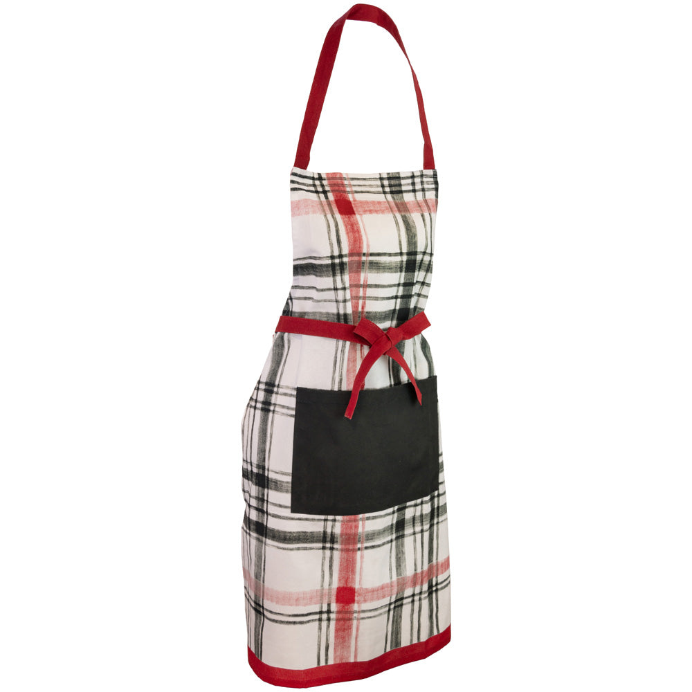 BOSTON PLAID APRON