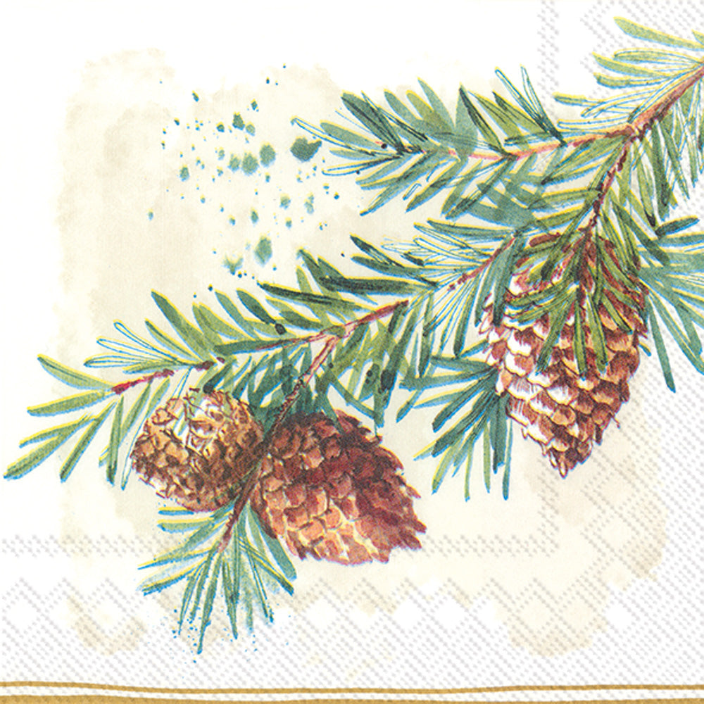 Decorative Branches Cocktail Napkin