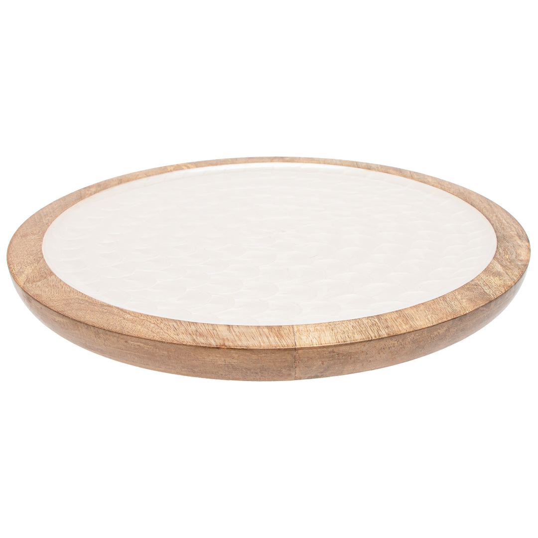 Mother Of Pearl Round Platter