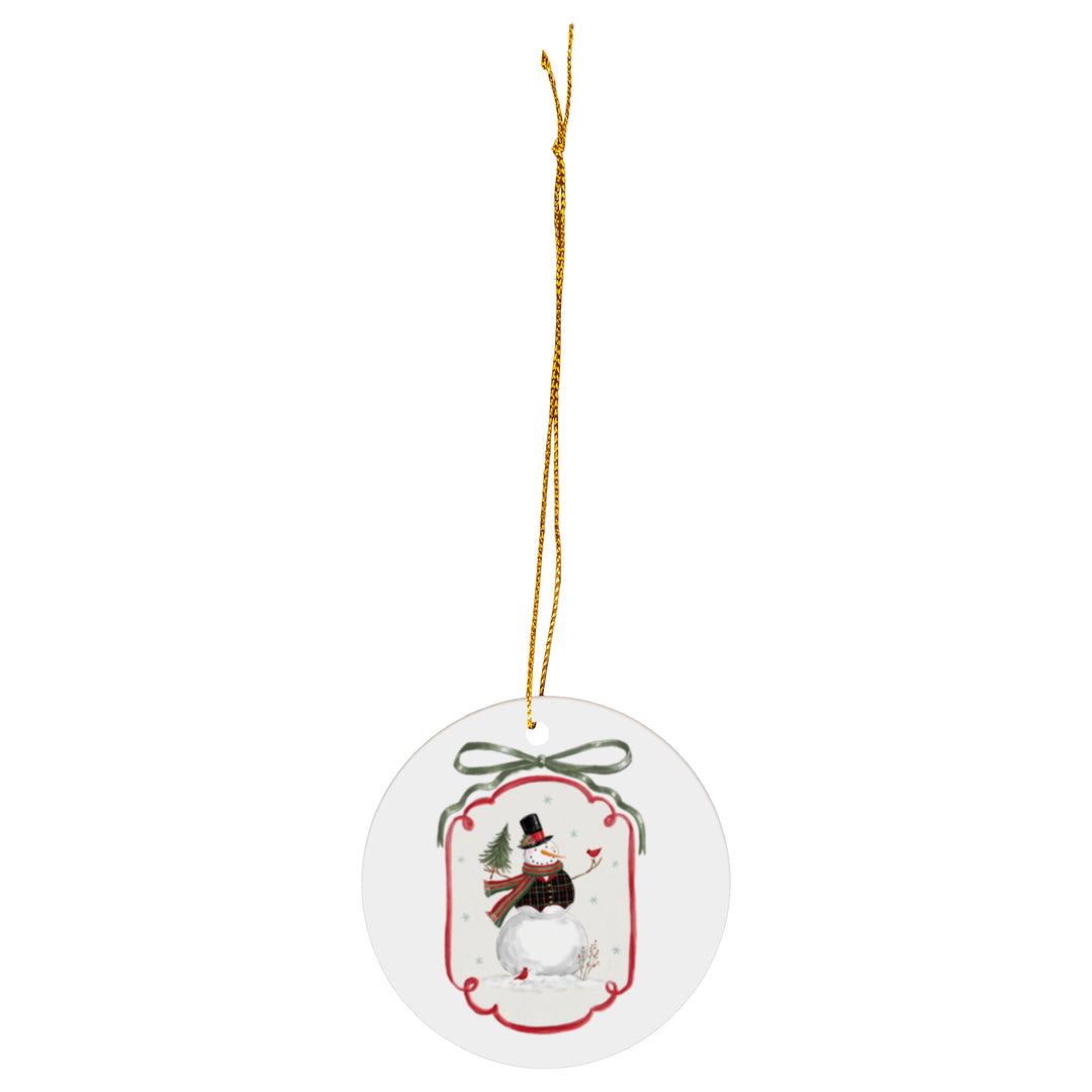 Frosty Snowman Ornament