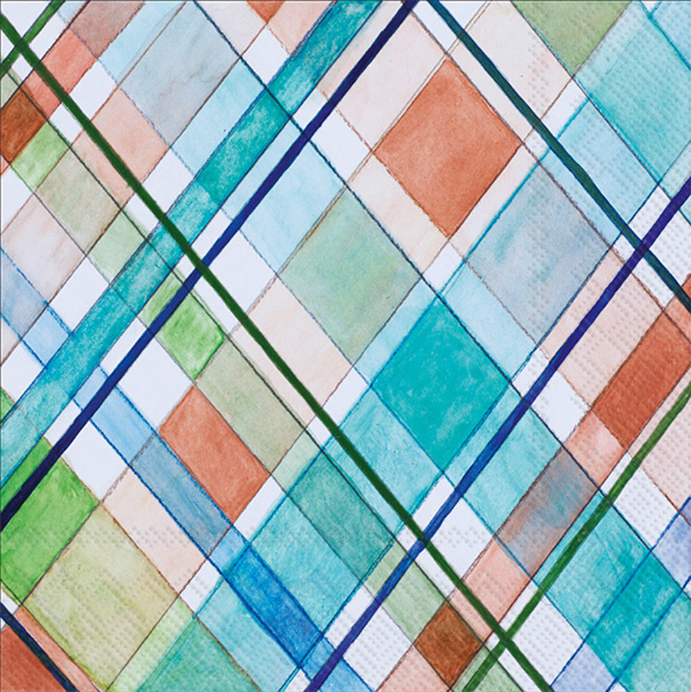 Madras Plaid Lunch Napkin