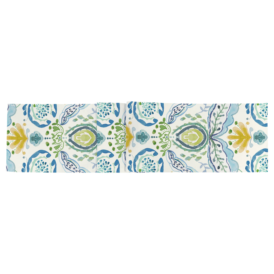 Azure &amp; Ivy Gold Table Runner