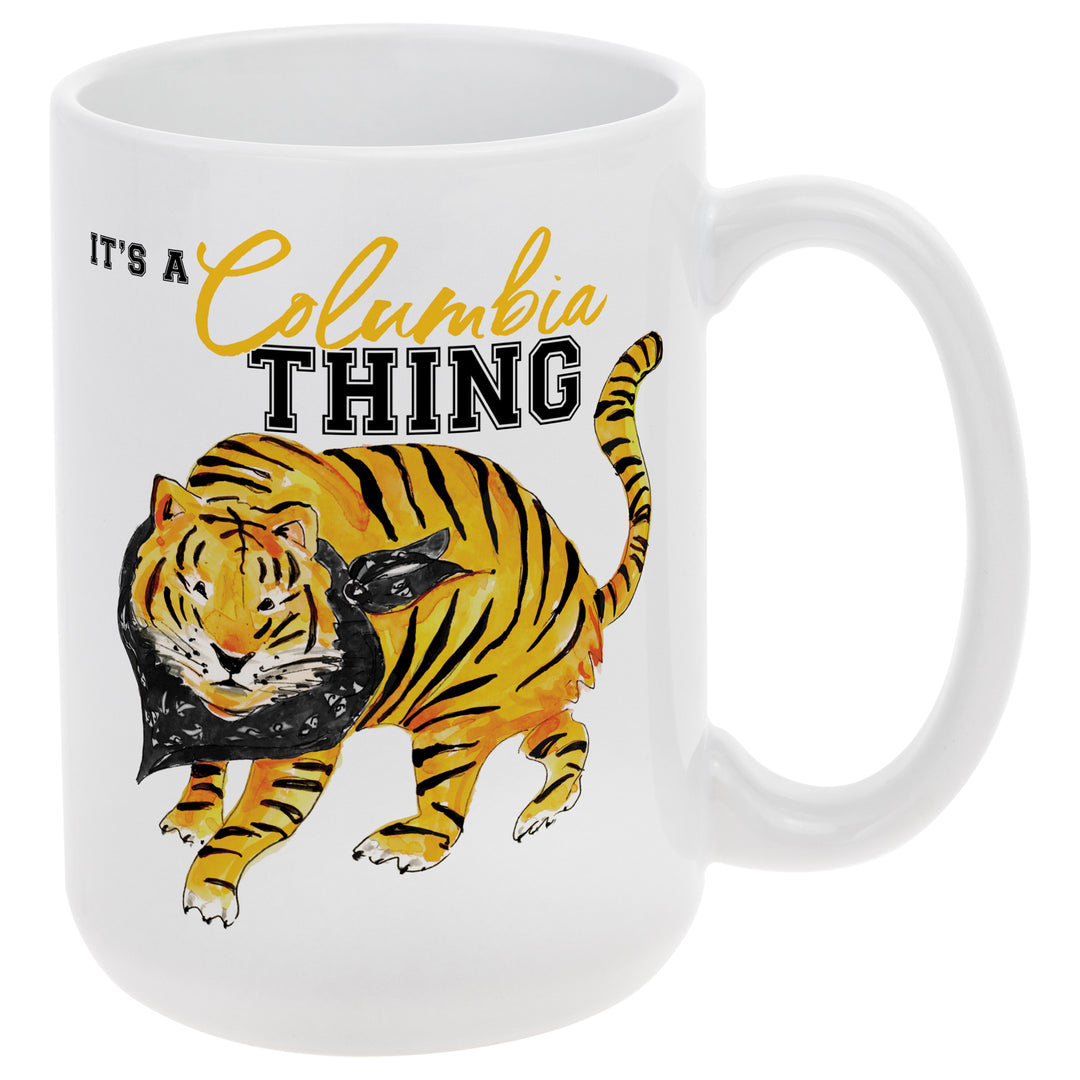 Black Prowling Tiger Mug