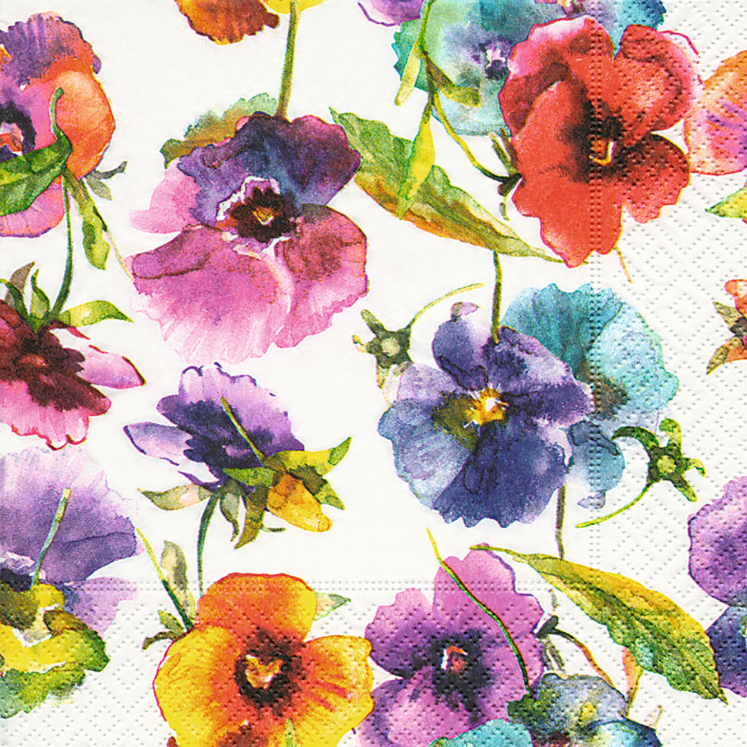 Talking Flowers Cocktail Napkin