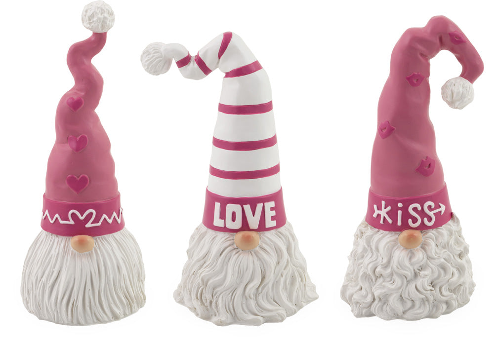 KISSY LOVE GNOMES S/3 pink