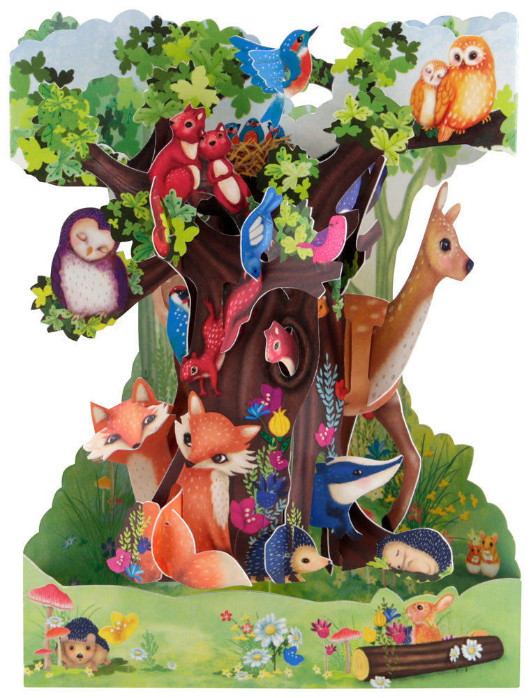 Forest Animals Swing Card