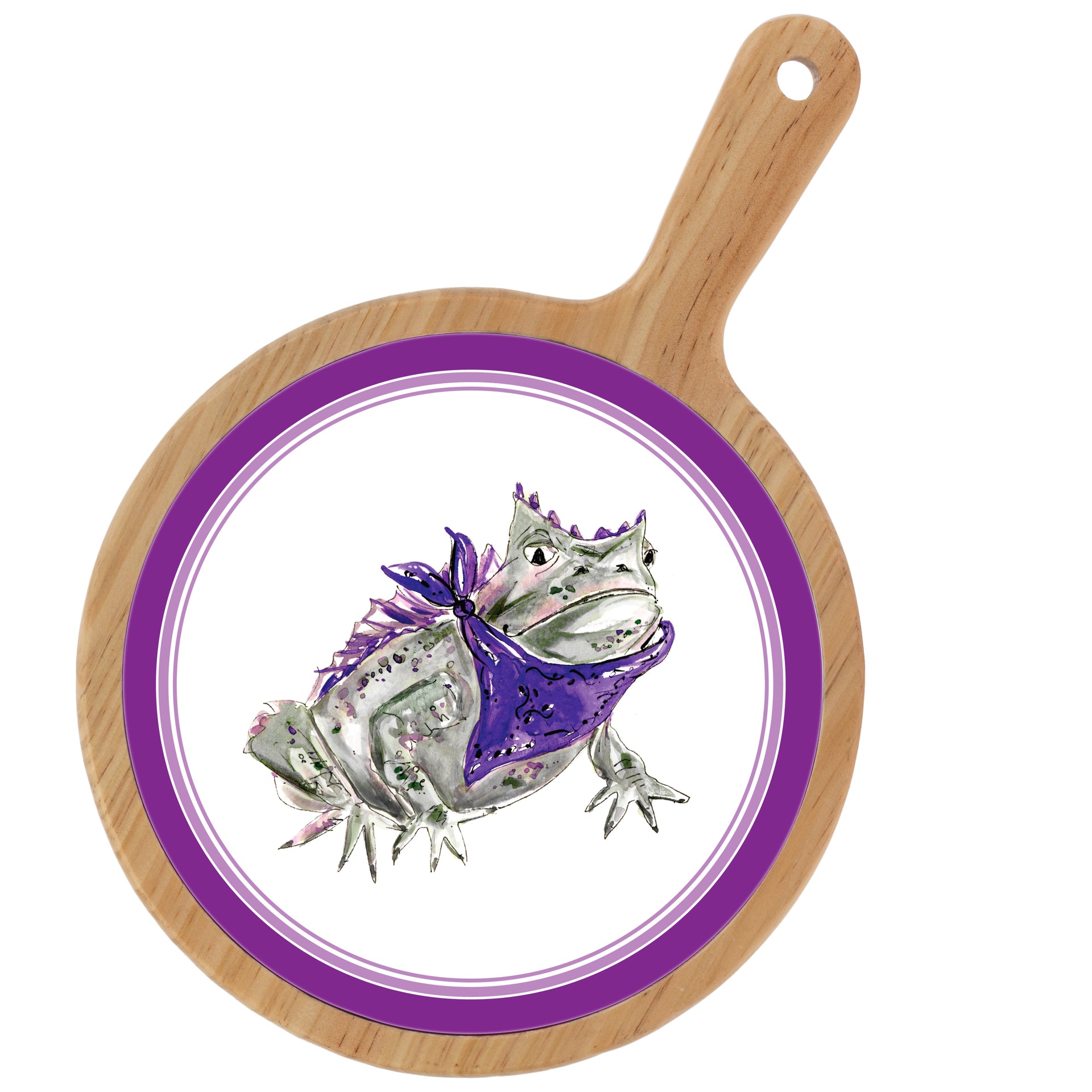 Purple Horned Frog Cheeseboard