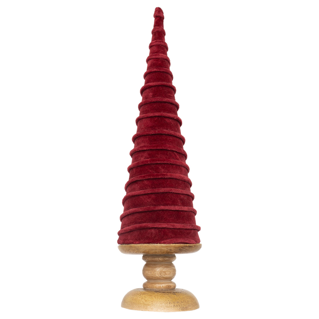 Burgundy Velvet Tree Large