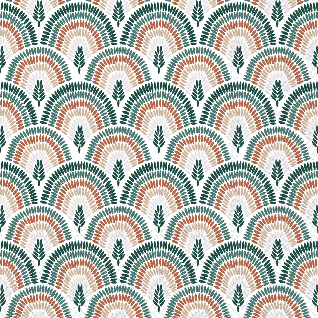 Rainbow Forest Cocktail Napkin