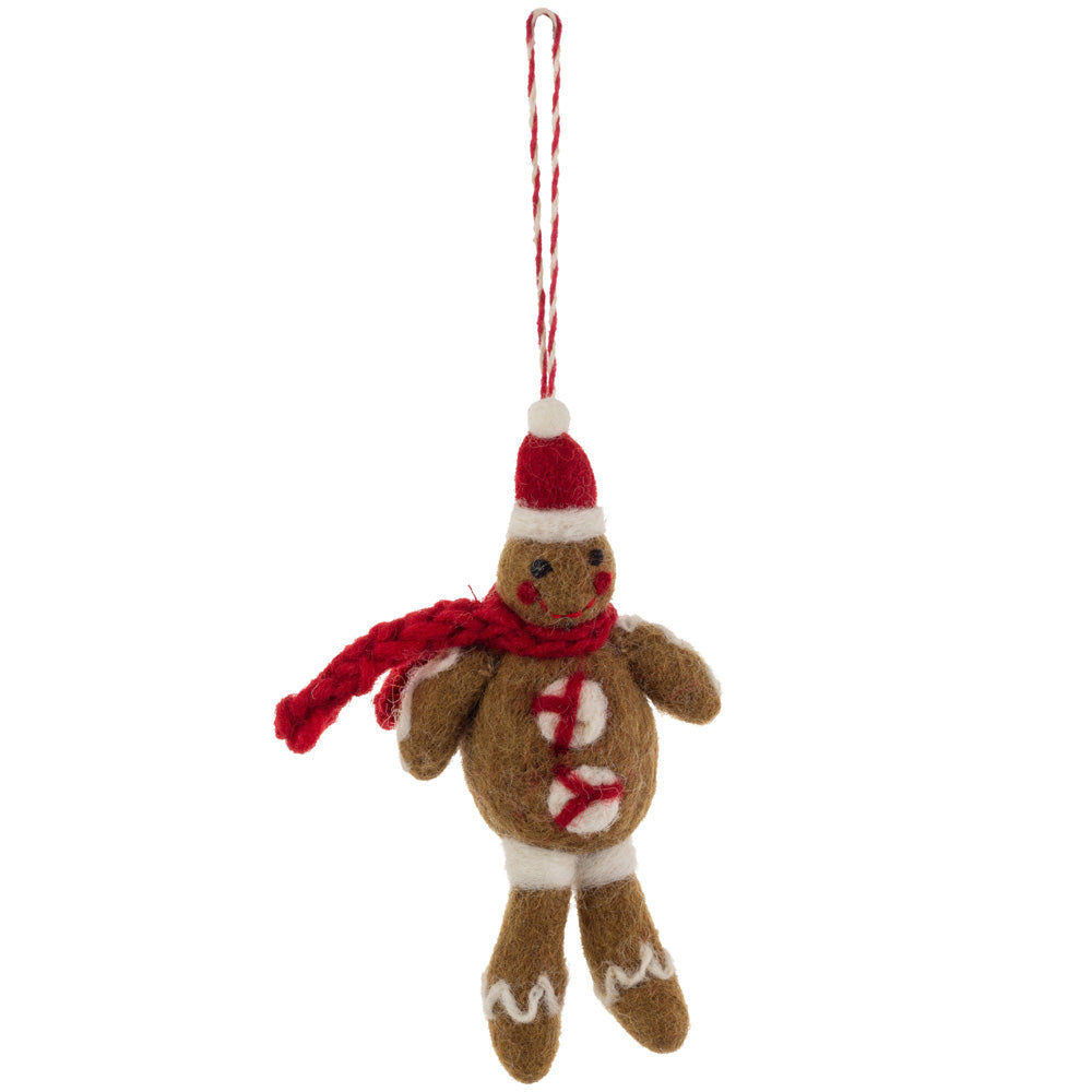 Gingerbread Boy Ornament Felt