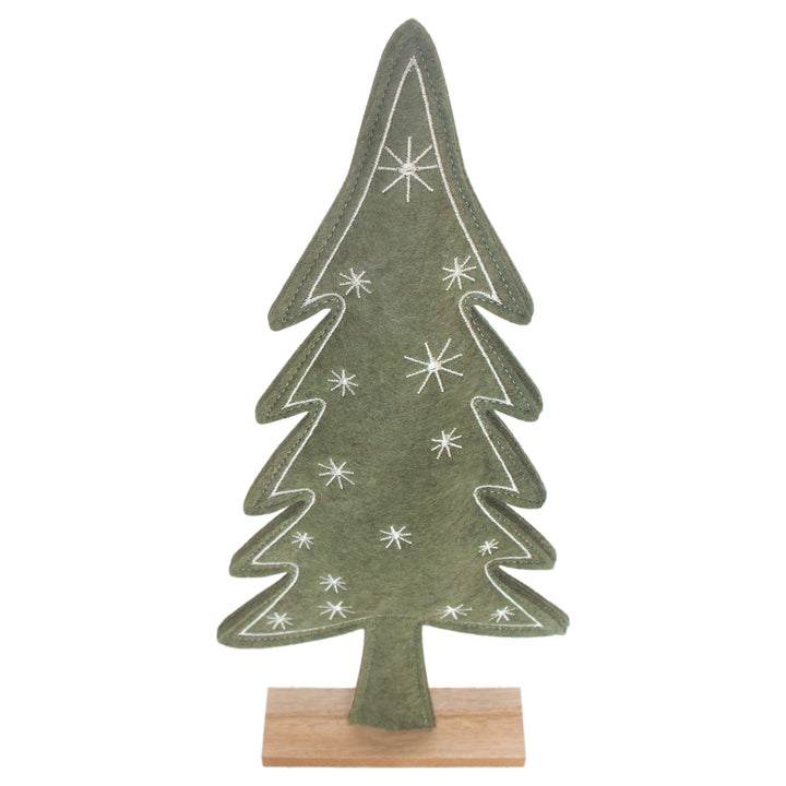 Felted Tree With Stars