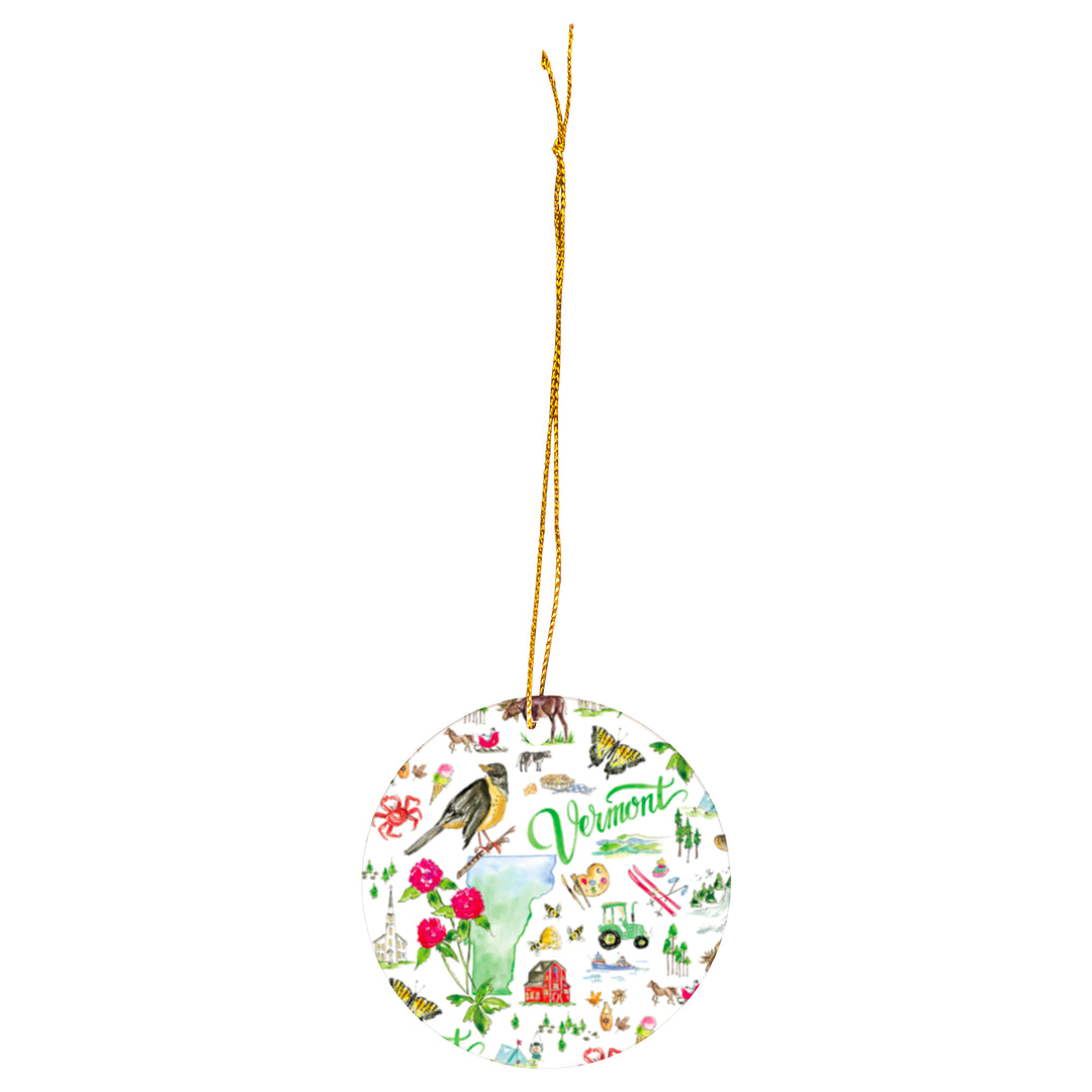Vermont State Ornament