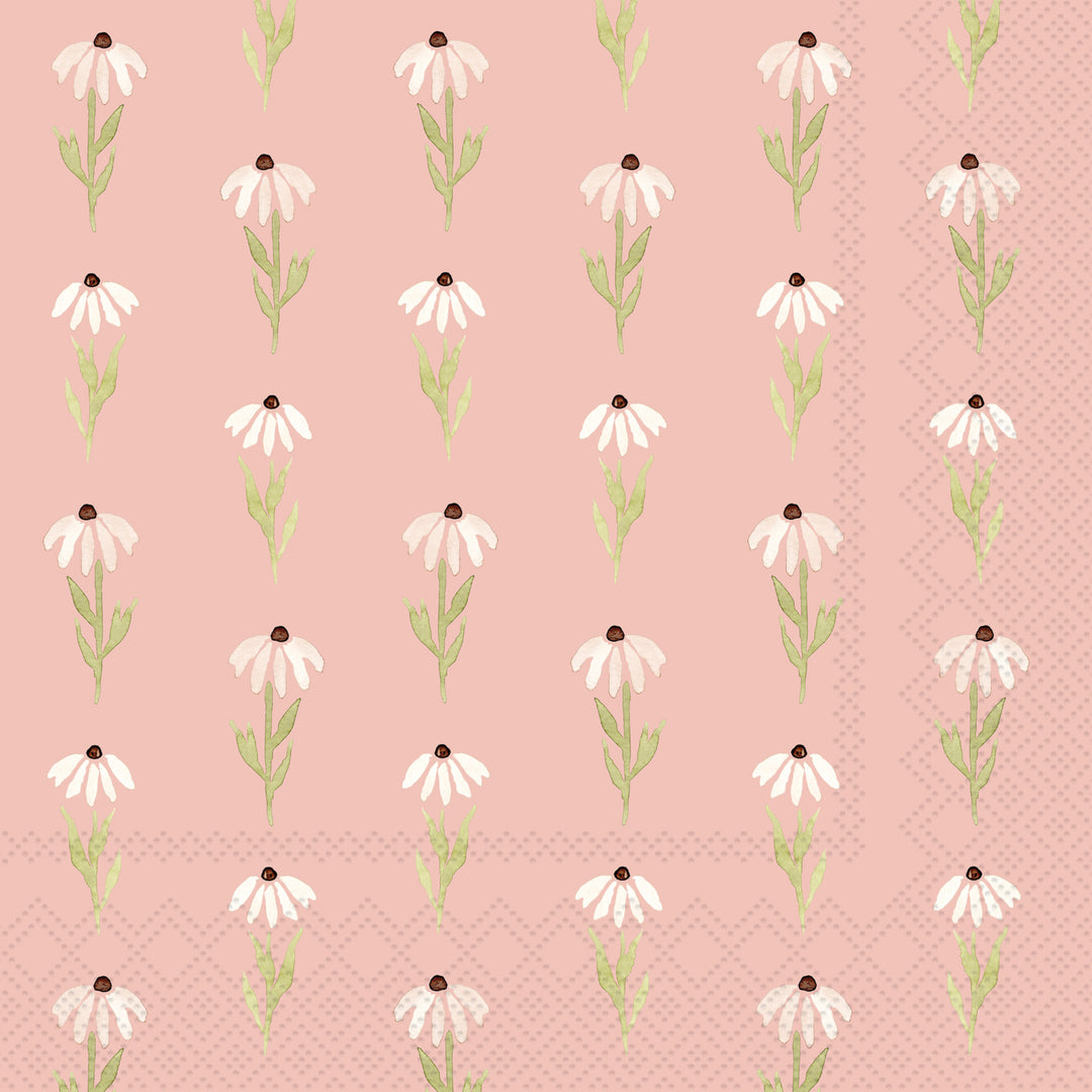 Pink Daisy Lunch Napkin