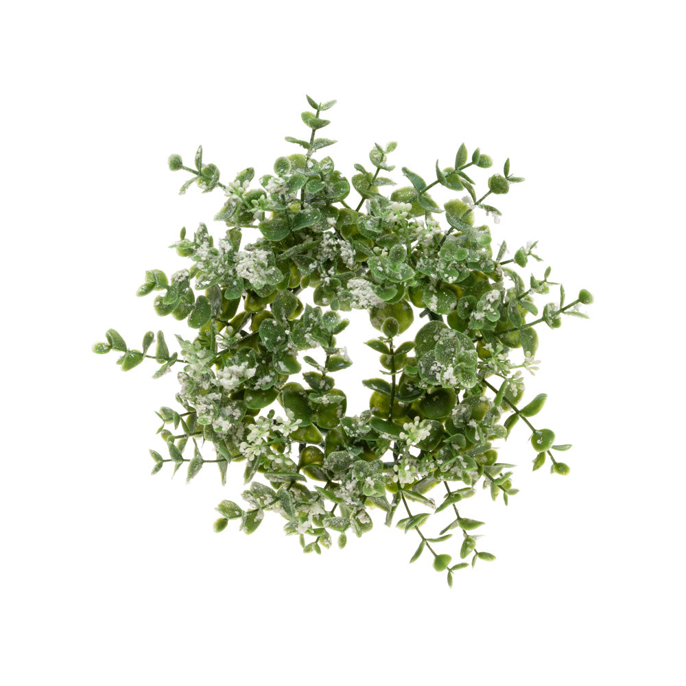 SM EUCALYPTUS WREATH GLITTER S