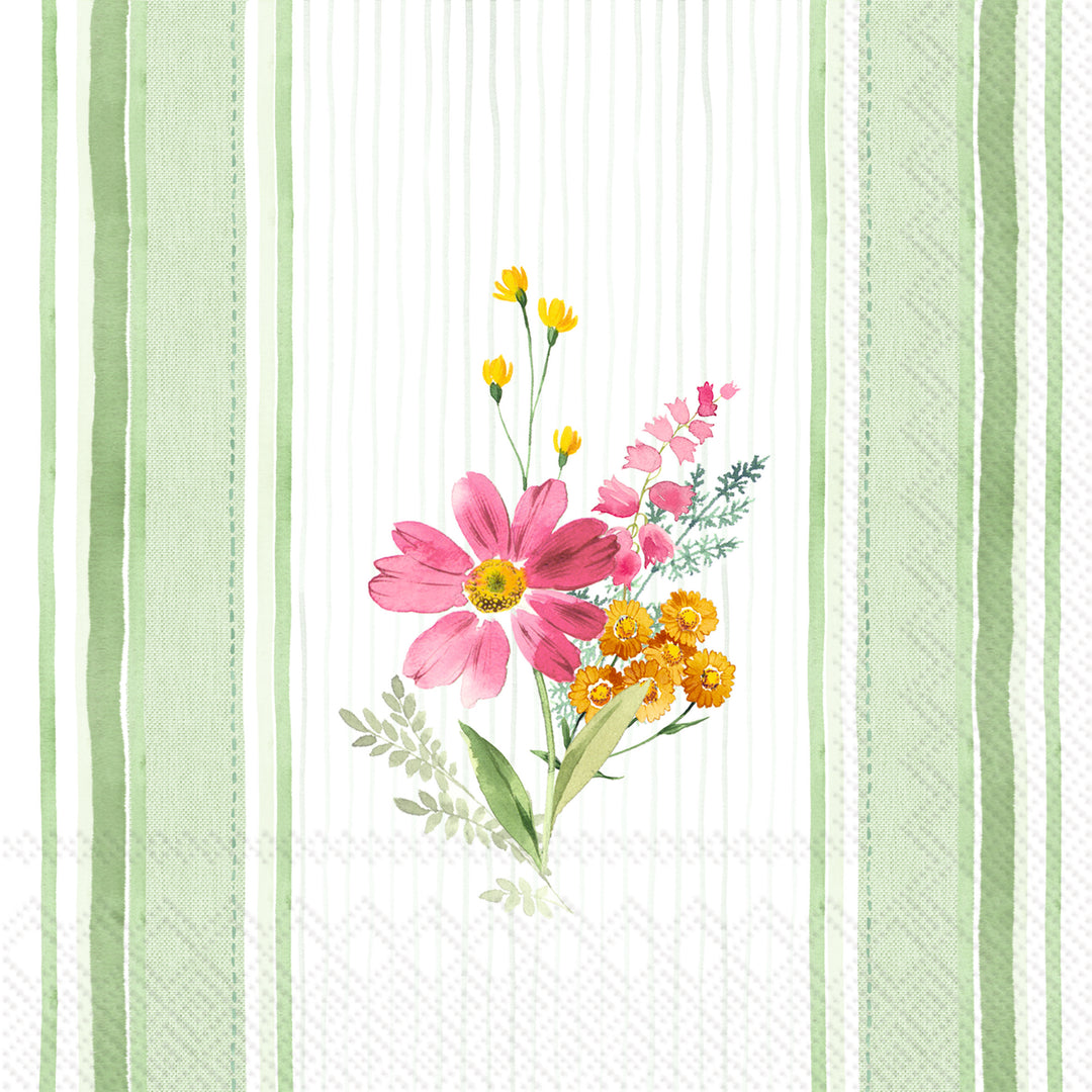 Garden Flower Meadow Cocktail Napkin