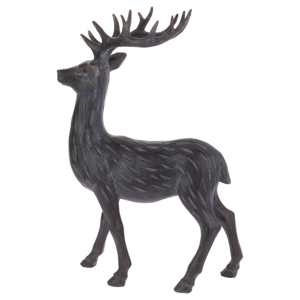 Etched Slate Standing Deer